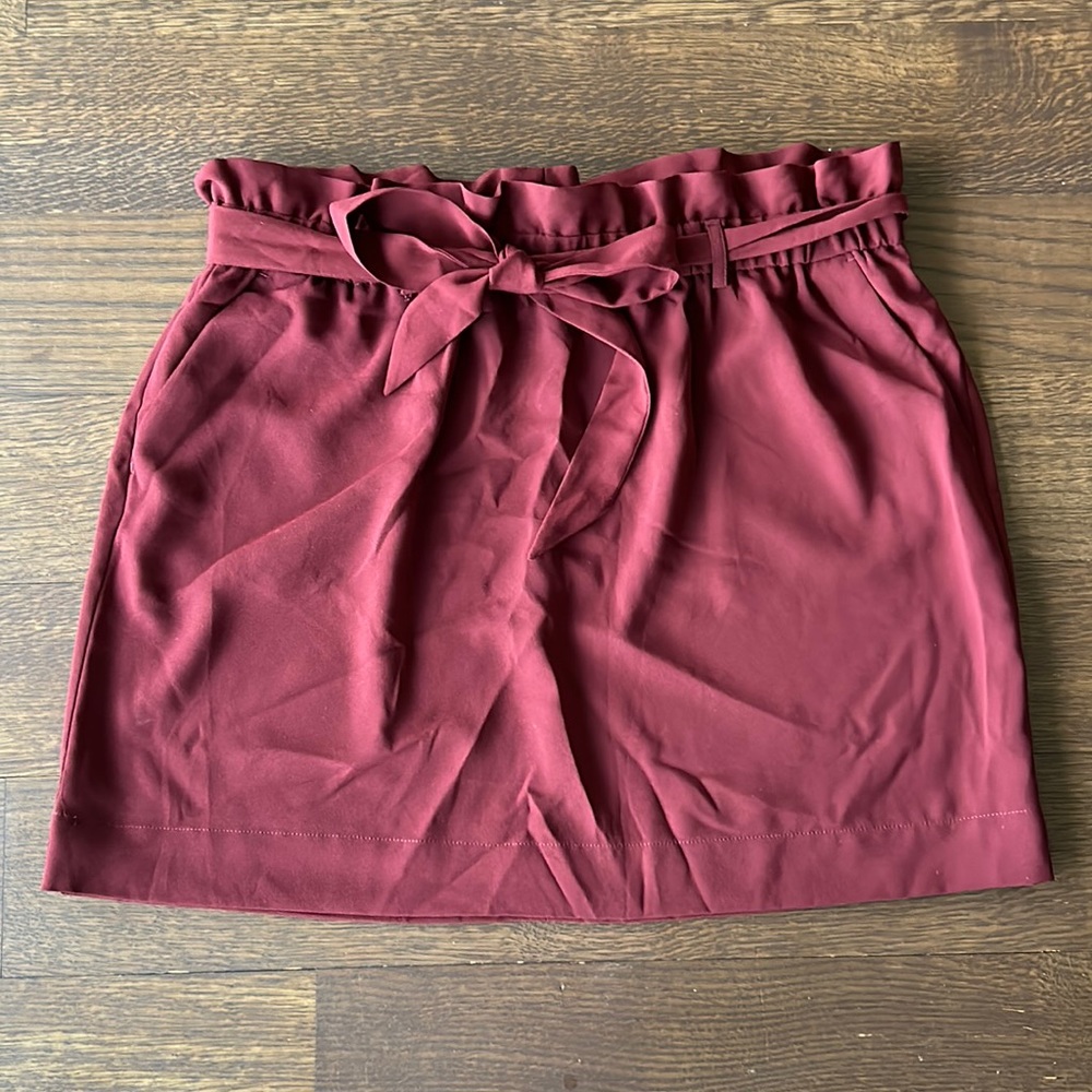 Express Paperbag Skirt with Pockets